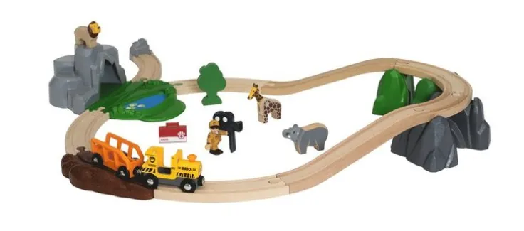 Brio tågbana safariäventyr, 26 delar