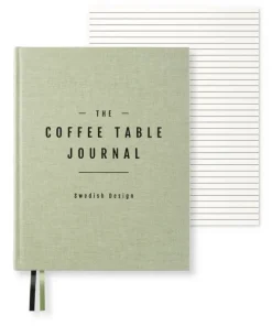Coffe table journal - grön