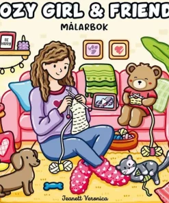 Cozy Girl & Friends : Målarbok
