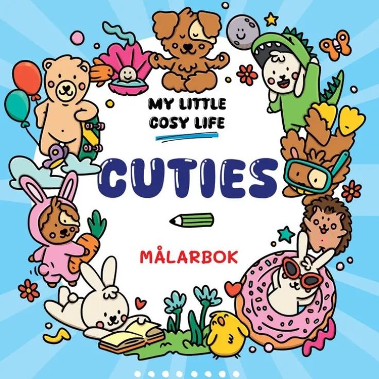 Cuties. En Cozy Coloring målarbok från My Little Cosy Life