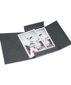 Dokumentmapp A4 Olof canvas svart