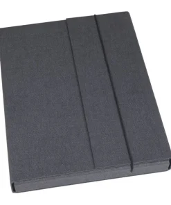 Dokumentmapp A4 Olof canvas svart