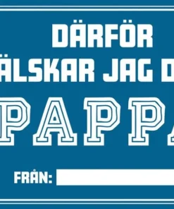 Därför älskar jag dig, pappa
