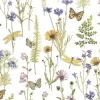 Dubbelvikta kort i Ask - Wildflower Garden