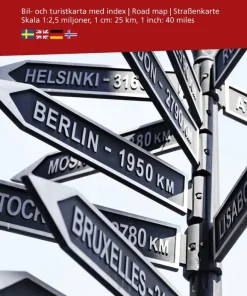 Europa Easymap Kartförlaget 1:2,5m