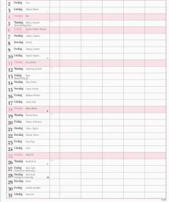 Familjekalender 2026 Annies familj