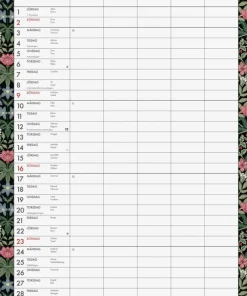 Familjekalender 2025 Hanna Wendelbo
