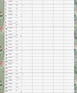 Familjekalender 2025 Hanna Wendelbo