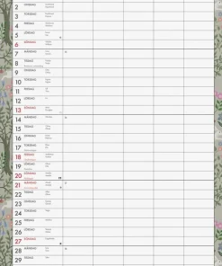 Familjekalender 2025 Hanna Wendelbo