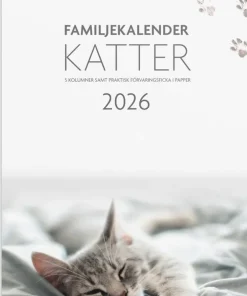 Familjekalender 2026 Katter