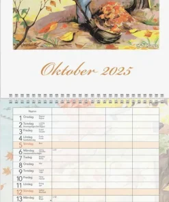 Familjekalender 2025 Kerstin Frykstrand