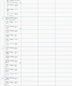 Familjekalender 2025-2026 Lilla