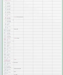 Familjekalender 2026 Magic Garden