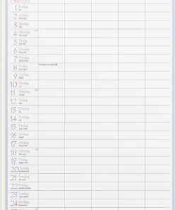 Familjekalender 2025 Magic Garden