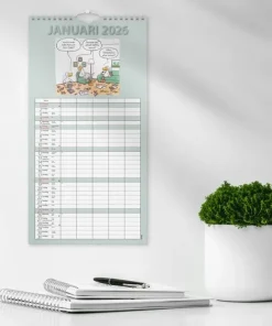 Familjekalender 2025-2026 Rolig