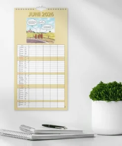 Familjekalender 2026 Rolig
