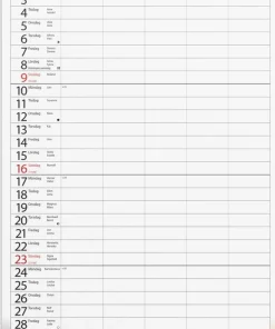 Familjekalender 2026 Årstider