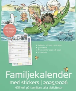 Familjekalender 2025-2026 Stickers