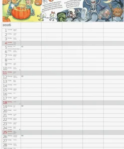Familjekalender 2026 Stickers