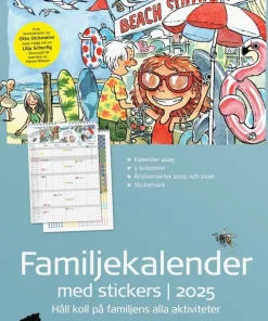 Familjekalender 2025 Stickers