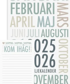 Familjekalender 2025-2026 TrendArt