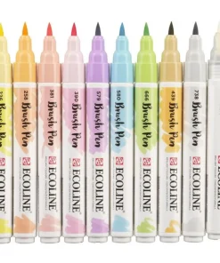 Fiberspetspenna Ecoline Brush Pen 10-pack pastell
