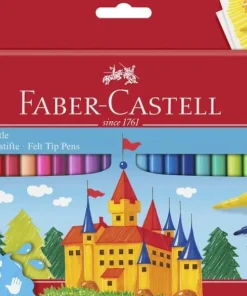 Fiberspetspenna Faber-Castell 50 färger