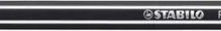 Fiberspetspenna Stabilo Pen 68 svart