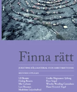 Finna rätt : juristens källmaterial och arbetsmetoder