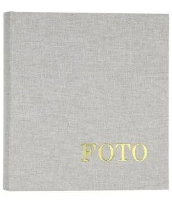 Fotoalbum 200 fickor FOTO grå