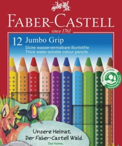 Färgpenna Jumbo Grip 12 färger