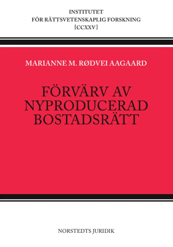 Förvärv av nyproducerad bostadsrätt