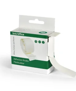 Fästkuddar dubbelhäftande 25x12mm 100st vita