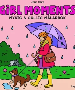 Girl Moments. Mysig och gullig Cozy Coloring målarbok från Jean Hart