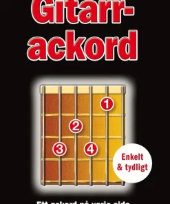 Gitarrackord : ett ackord på varje sida - enkel & tydlig