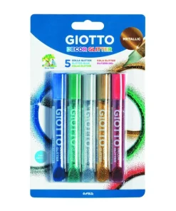 Glitterlim Giotto Decor Metallic 5 färger