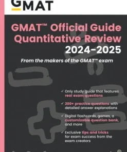 GMAT Official Guide Quantitative Review 2024-2025: Book + Online Question Bank