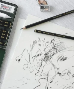 Grafitpenna Pitt Graphite Matt 11 delar i metalletui