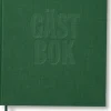 Gästbok 210x240mm 150 blad grön