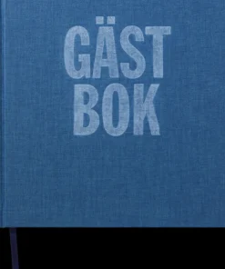 Gästbok 210x240mm duo blå