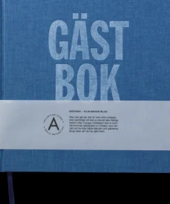 Gästbok 210x240mm duo blå
