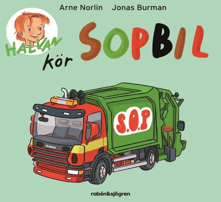 Halvan kör sopbil