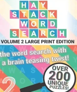 Haystack Wordsearch (LARGE PRINT): Volume 2 - the word search with a brain teasing twist!