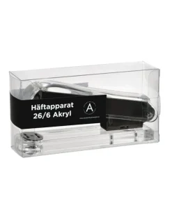 Häftapparat akryl transparent