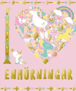 I heart enhörningar
