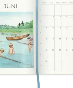 Kalender 2025 A5 Elsa Beskow Årets saga