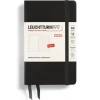 Kalender 2025 A6 Vecka/Sida notes Black