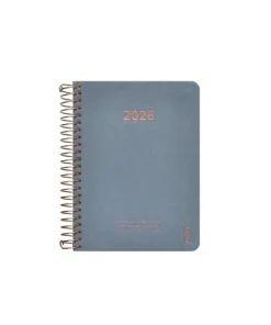 Kalender 2026 A6 Vecka/Uppslag Denim