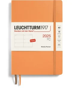 Kalender 2025 A5 Vecka/Uppslag soft Apricot