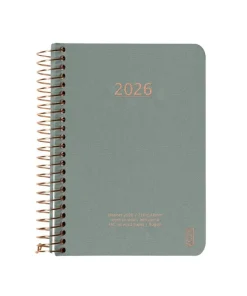 Kalender 2026 A6 Vecka/Uppslag Aloe Vera